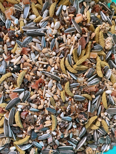 Hạt puur hồng cao cấp dành cho Vẹt nhỏ gói chiết lẻ  100g và 300g