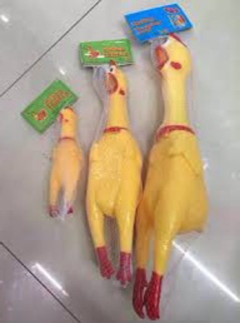 Đồ chơi chú gà bóp kêu Shrilling chicken nhiều size