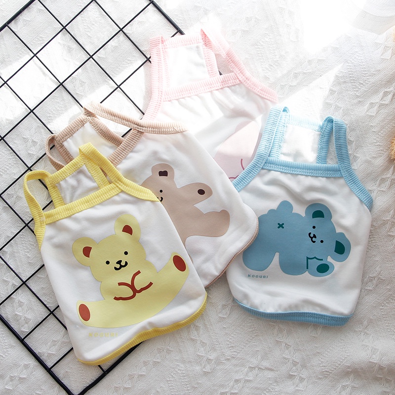 Áo Thun Xuân Hè Cho Thú Cưng Họa Tiết Bichon Little Pomeranian