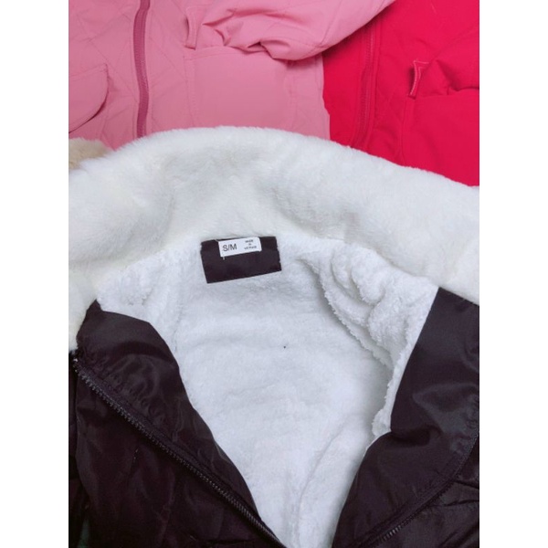 Áo phao nữ lót lông, cổ lông cực ấm túi hộp | BigBuy360 - bigbuy360.vn