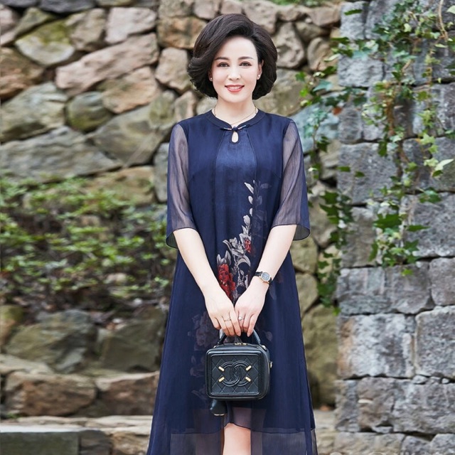 Váy đầm trung niên nữ