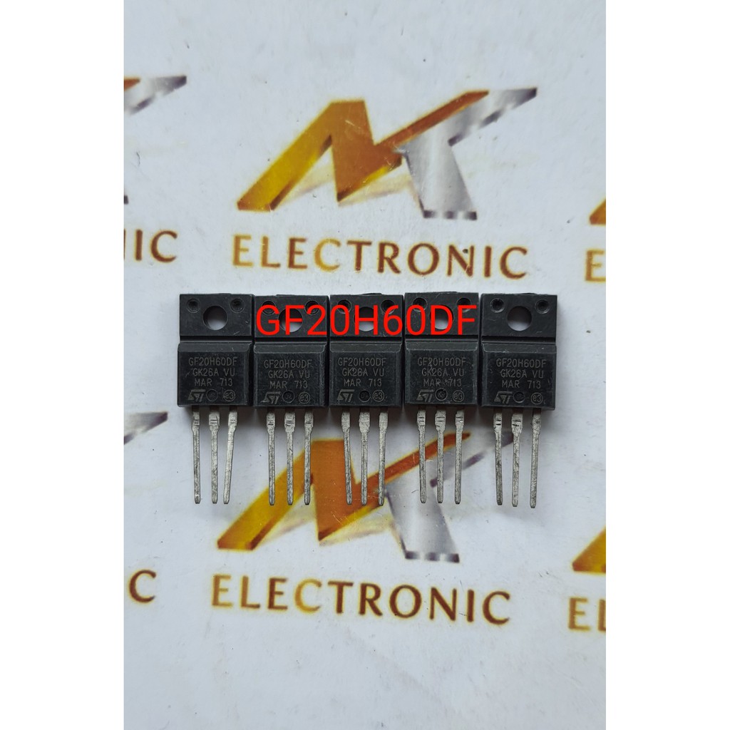 STGF20H60DF GF20H60DF TO-220F nhập khẩu (con)
