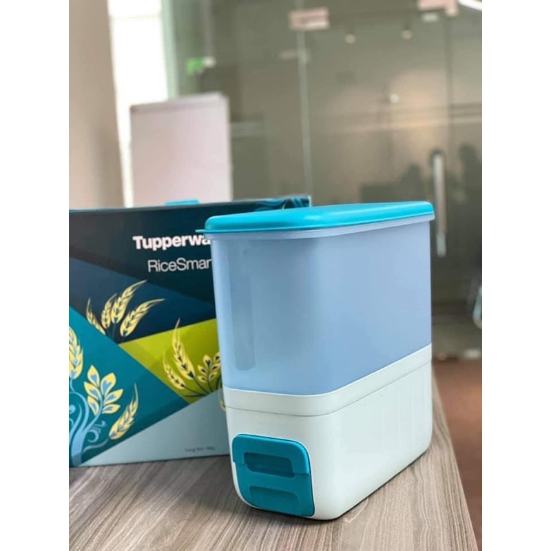 Thùng gạo Ricesmart aqua 10kg Tupperware