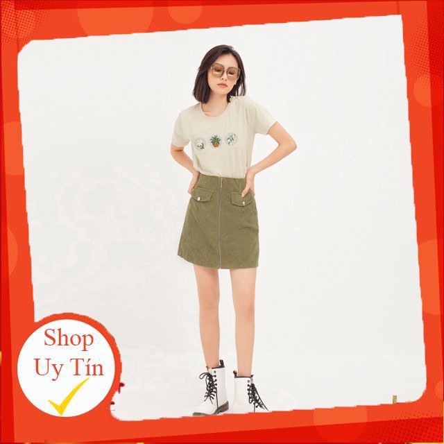 Áo thun nữ concep hình tròn GUMAC ATA1260