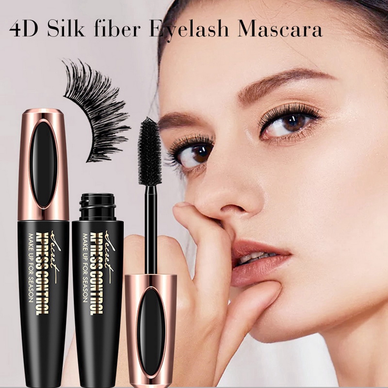 [Hàng mới về] Mascara sợi tơ 4D màu đen chống thấm tạo hàng mi đẹp | BigBuy360 - bigbuy360.vn