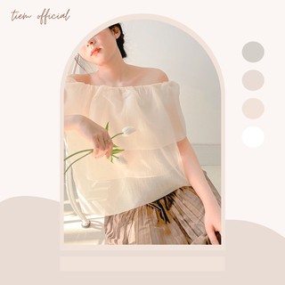 Áo trễ vai bồng bềnh tiểu thư - Lolita Top