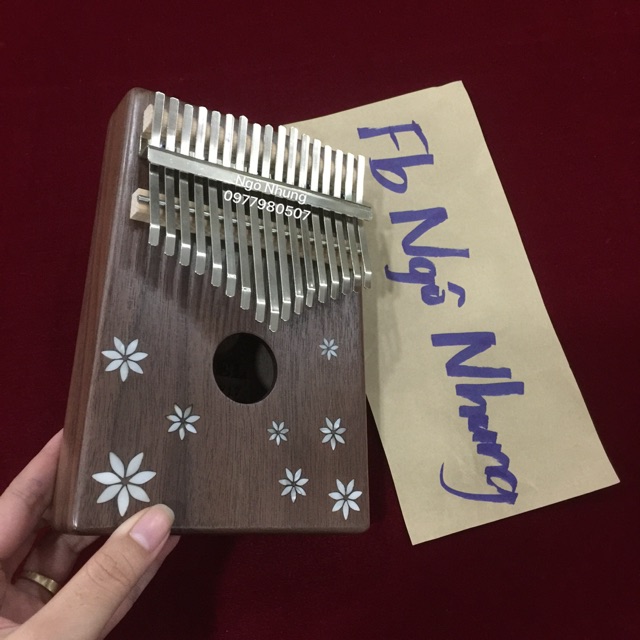 (Có video test) Đàn Kalimba Yael 17 phím gỗ Acacia