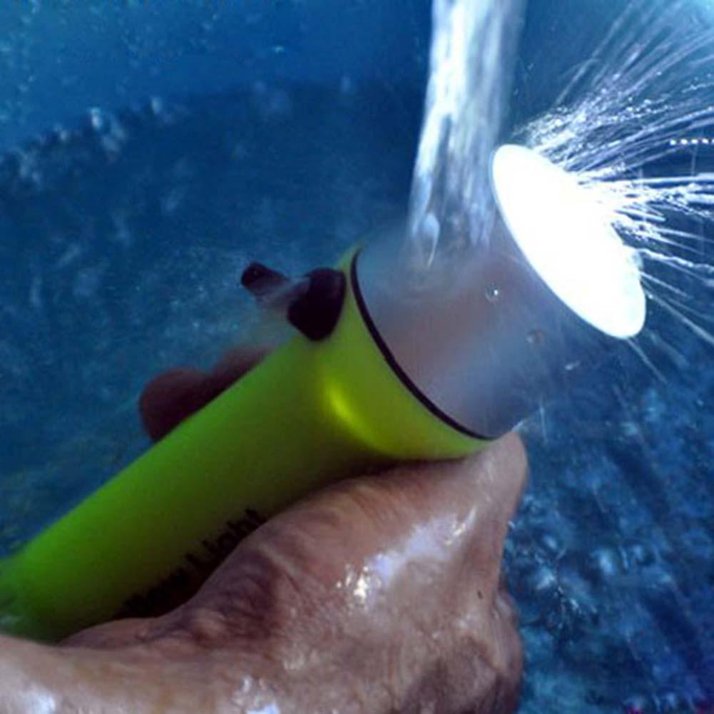 Đèn pin mini lặn LED 2500 Lumen XMLT6 có pin và bộ sạc đèn, đèn pin led mini để câu cá ngoài trời đi bộ đường dài cắm trại