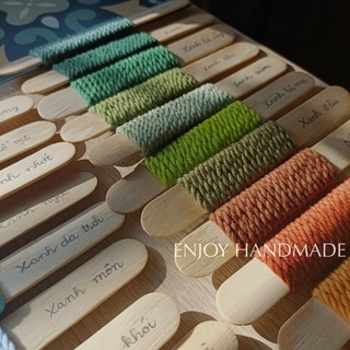 1m Dây thừng 3mm macrame cotton 3 xoắn