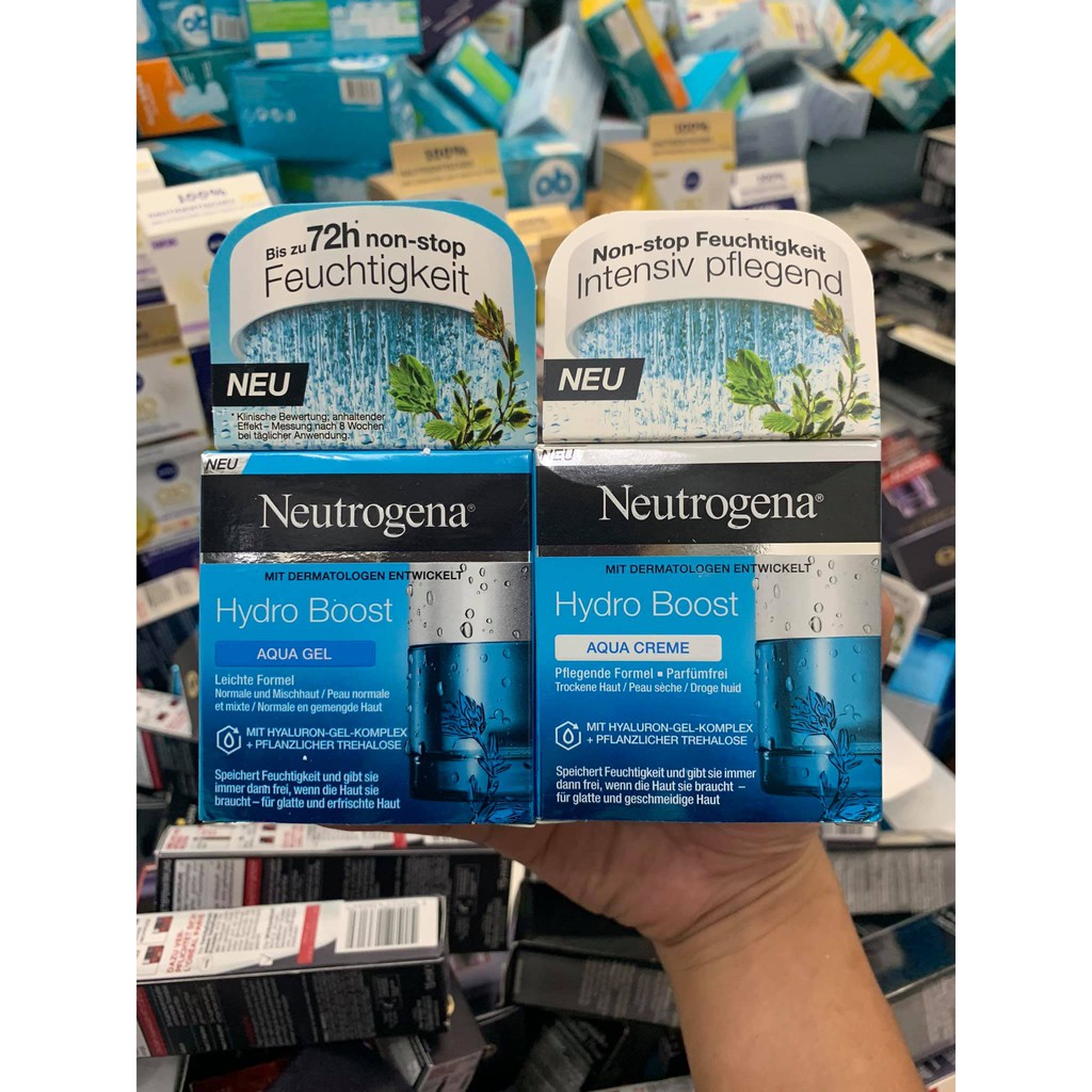 KEM DƯỠNG CẤP ẨM NEUTROGENA HYDRO BOOST, 50ML, HÀNG PHÁP