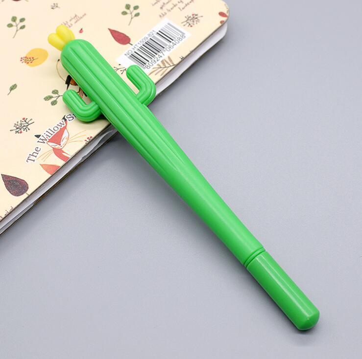 Bút Mực Nước Mực Đen Ngòi 0.5mm Hình Cây Xương Rồng