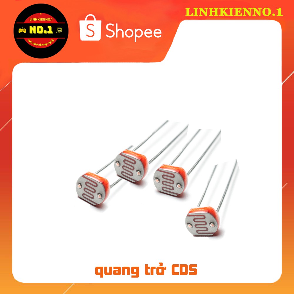 Quang trở CDS 5mm cảm biến ánh sáng - PVX80062