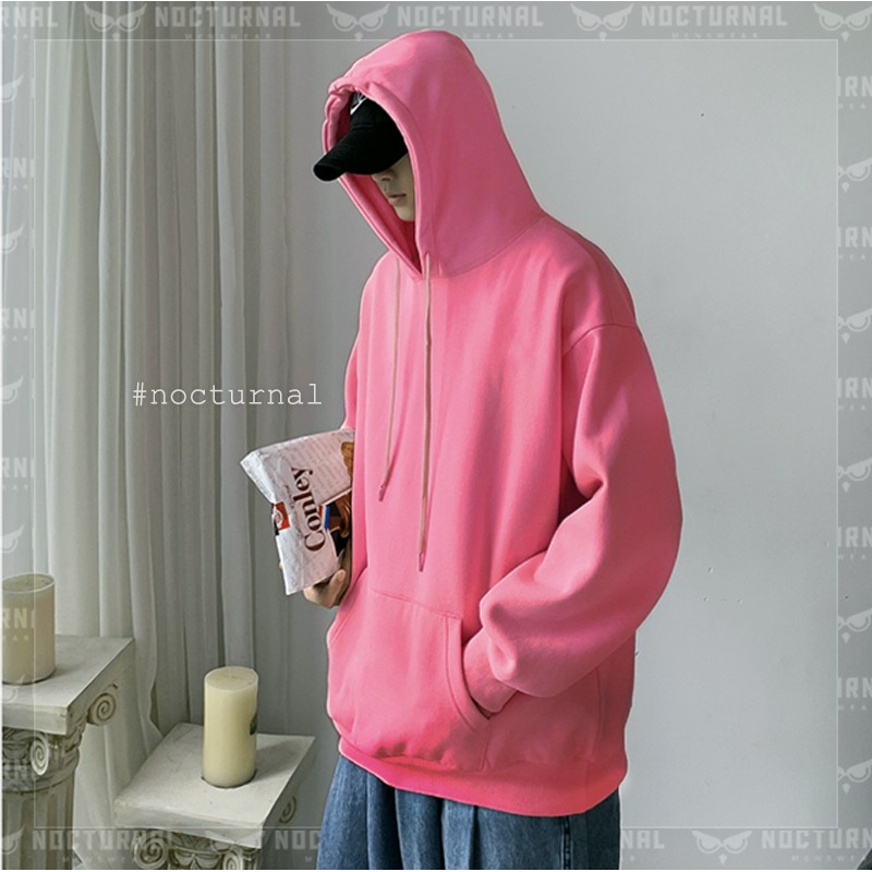 Áo Hoodie Trơn Basic Nocturnal Nam Nữ Cặp Đôi Unisex Phong Cách Dạo Phố Sài Gòn Ulzzang 2021 Màu Tím & Xanh | BigBuy360 - bigbuy360.vn