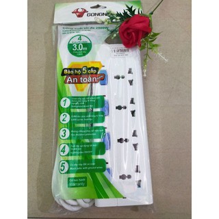Ổ cắm dây gongniu 3m s3040