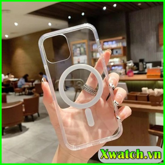 Ốp lưng iPhone trong suốt từ tính Magnetic Case Cho iPhone 14 / 14 pro/ 14 pro max