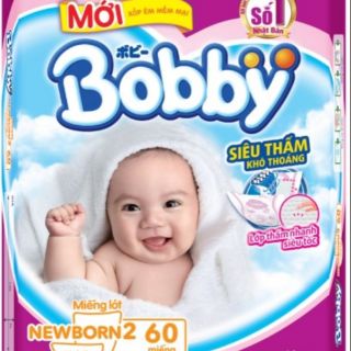 Miếng lót Bobby fresh newborn2 60 miếng