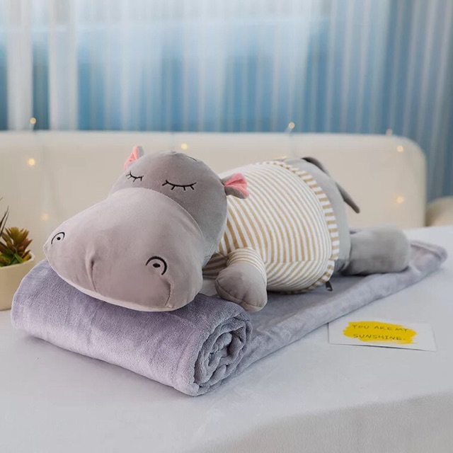 CHĂN GỐI 2 trong 1 hình thú siêu dễ thương