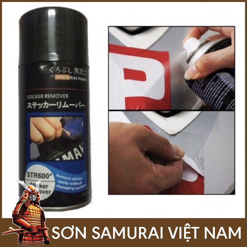 Chai tẩy keo nhãn dán STR600 Samurai Paint