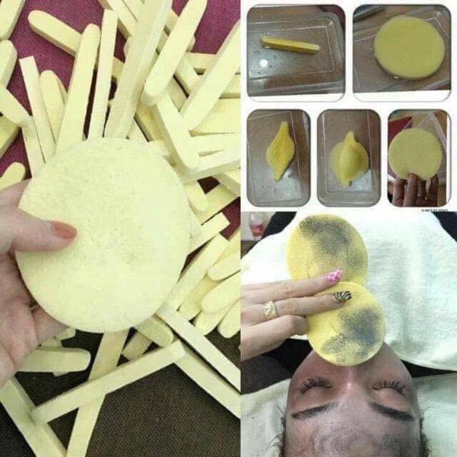 Mút rửa mặt bọt biển CHIVEY siêu sạch siêu tiện dụng 12 cây | BigBuy360 - bigbuy360.vn