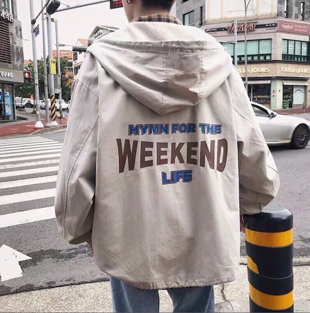 ÁO KHOÁC dù unisex nam nữ WEEKING 2 màu