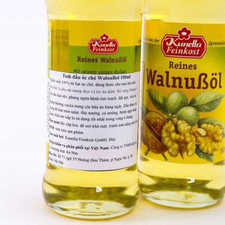 Dầu óc chó Đức, dầu olive cho bé ăn dặm [HSD T12/2021]