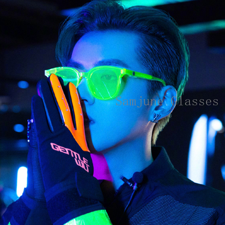 Kính Mát Samjune Gọng Tròn Thời Trang Cho Nam Và Nữ