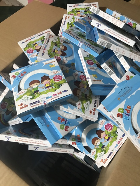 KHẨU TRANG KHÁNG KHUẨN 3D KIDS HỘP 10 CÁI | BigBuy360 - bigbuy360.vn