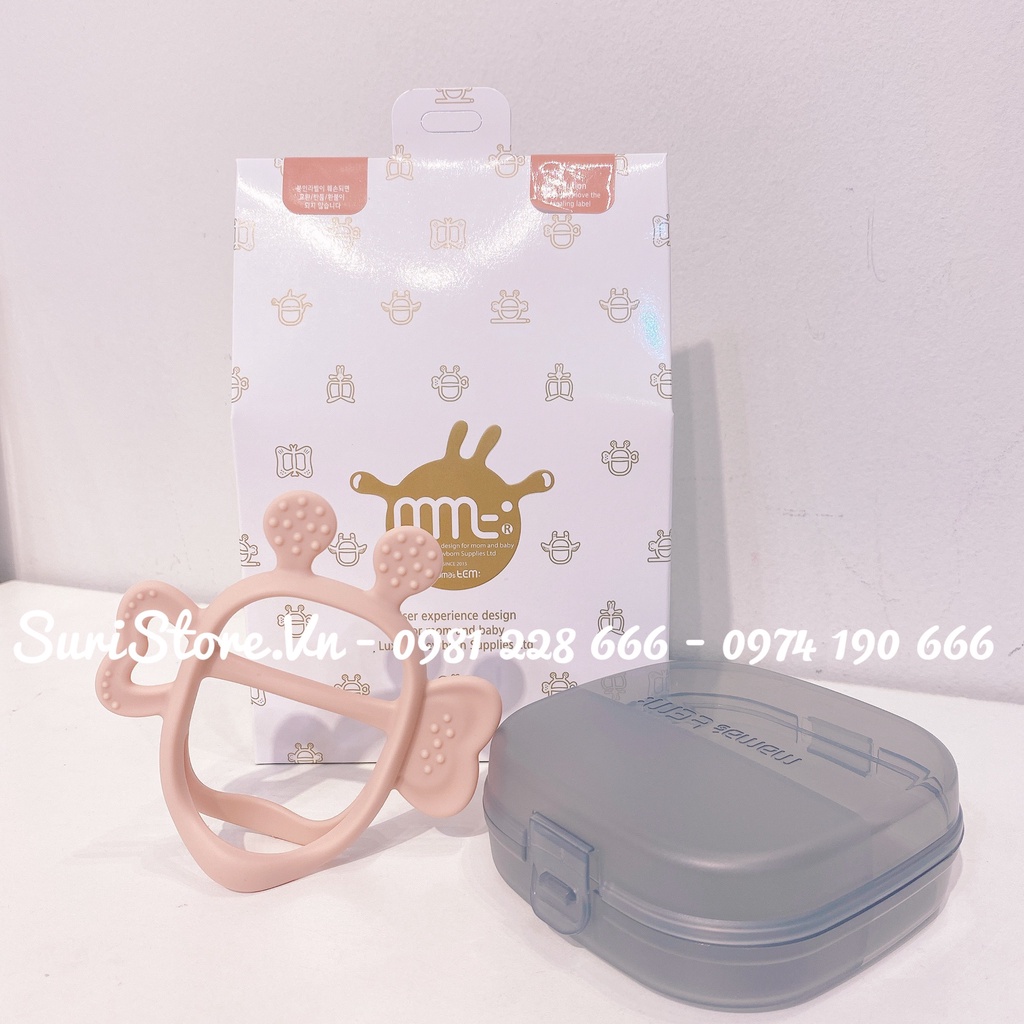 Gặm nướu Silicone Mamastem JemJem Monster Hàn Quốc(full case vuông )