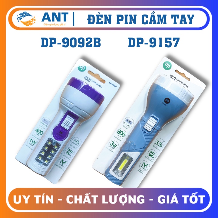 Đèn pin cầm tay kiêm để bàn, DP-9092B, 9157