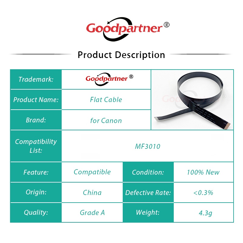 1 Cáp Quét FK4-5807-000 FK3-2618-000 FK3-2617-000 Cho CANON MF3010 MF3014 / MF 3010 3014
