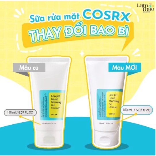 Sữa Rửa Mặt Dạng Gel Cosrx Low pH Good Morning Gel Cleanser