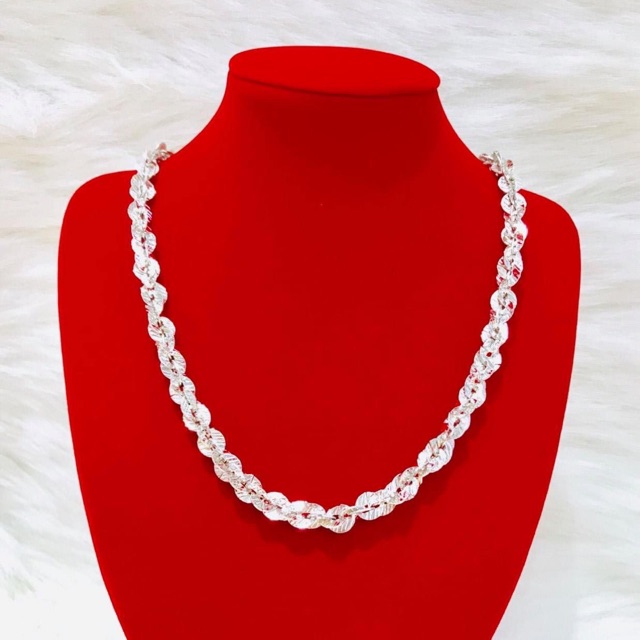 Dây chuyền xoắn bạc 3366889