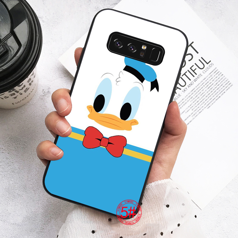 Ốp điện thoại mềm hình 45U Disney Vịt Donald cho Samsung S7 Edge S8 S9 S10 Plus Plus S10E