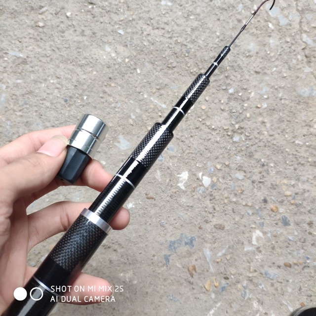 Cần câu tay 6m3 indo shimano Borderless cần cực khoẻ y hình hót 8jghs6shfl