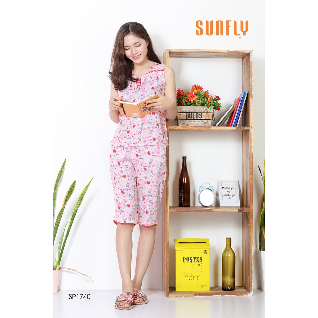 Bộ mặc nhà SUNFLY xuân hè SP1740