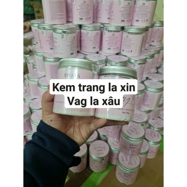 Kem body bông onaya tq group dưỡng trắng da
