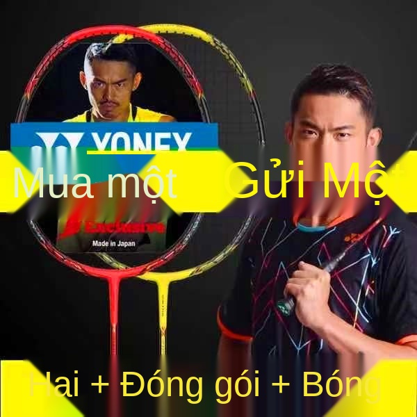 Mua một tặng Vợt cầu lông Yonex full carbon, siêu nhẹ, bền, độ giãn cao phù hợp với bộ đôi nam nữ sinh viên