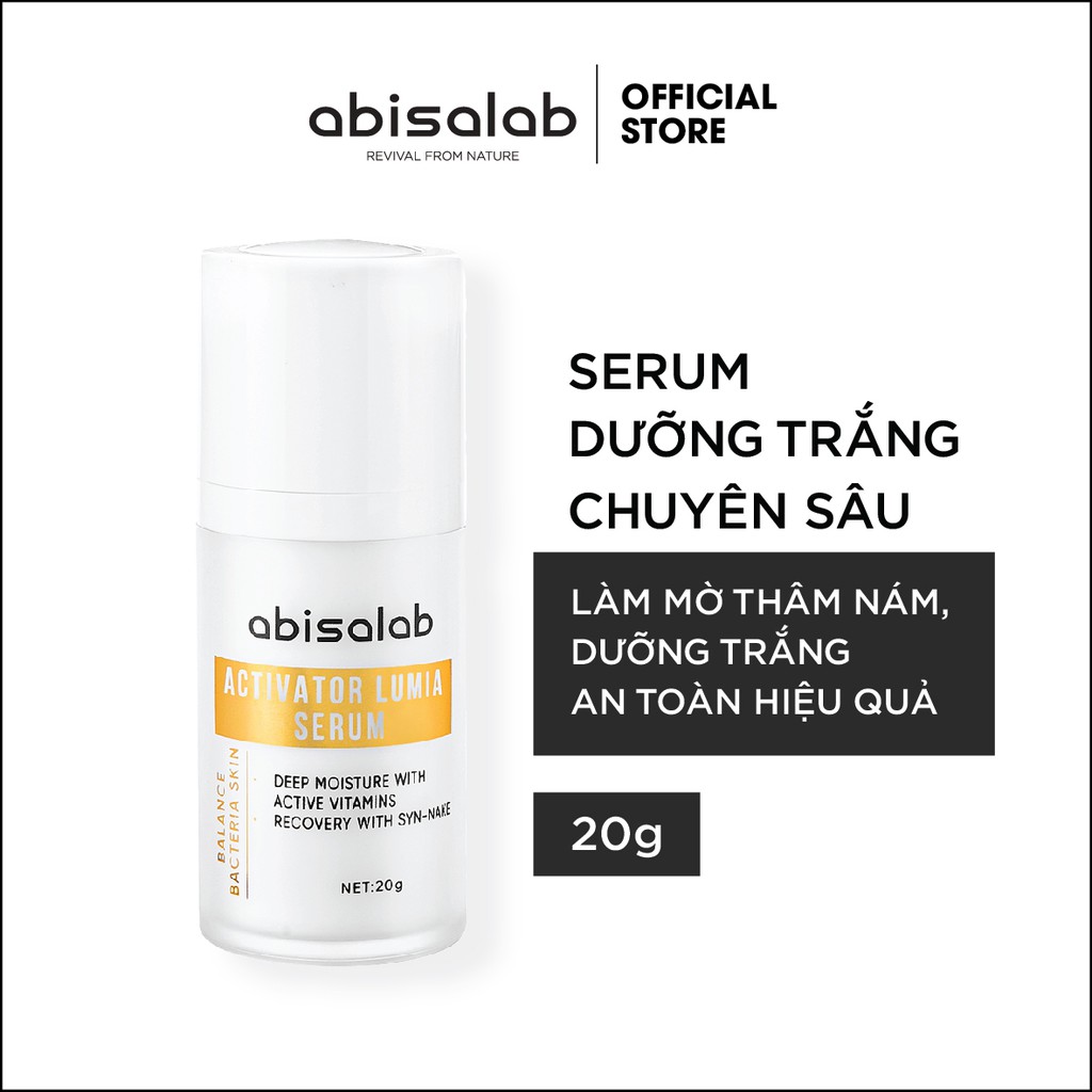 Tinh chất Abisalab Activator Lumia Serum 20g