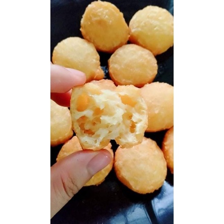 Xôi cây chiên phồng loại cây chưa cắt