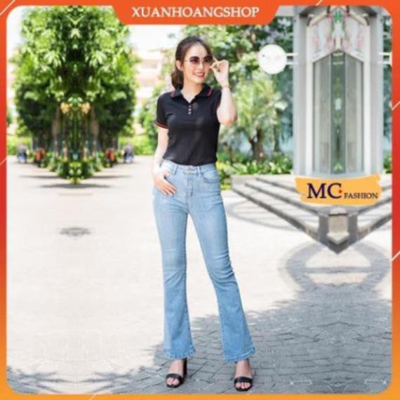 ! Áo Phông Nữ Màu Đen Có Cổ Tay Ngắn Đẹp (Đen, Đỏ, Vàng, Trắng, Nâu) Vải Cotton Mc Fashion Ap169 . New 👕 ea  ྇