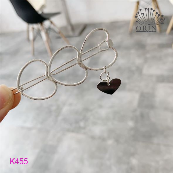 [Mã FAGOGO giảm 12% đơn 99K] Kẹp tóc kim loại thời trang Orin K454 K455 K456 K457 | BigBuy360 - bigbuy360.vn