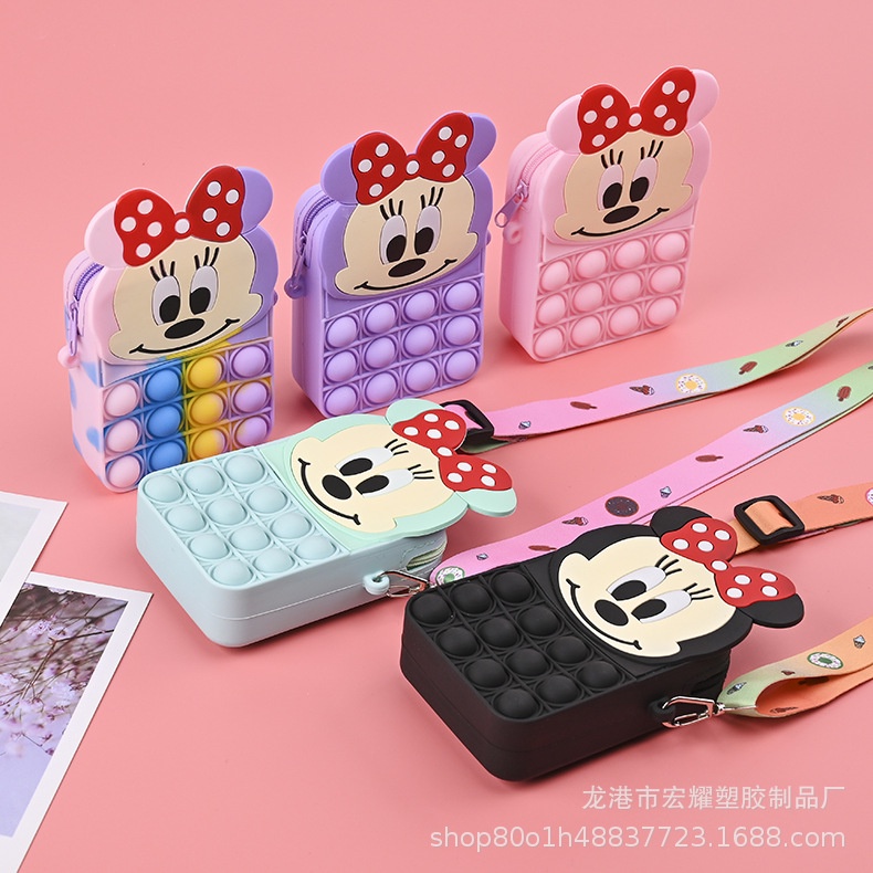 Túi Đựng Tiền Bằng Silicone Thiết Kế Độc Đáo Dành Cho Trẻ Nhỏ