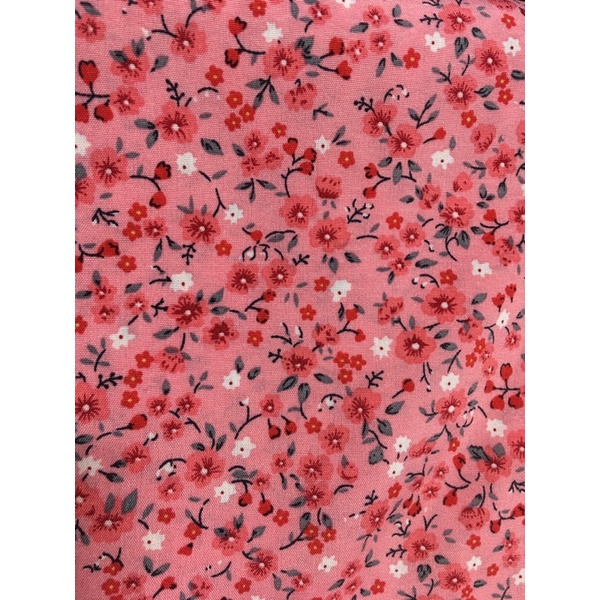 Vải lụa Nhật hoa nhí cao cấp may váy hoa siêu cưng