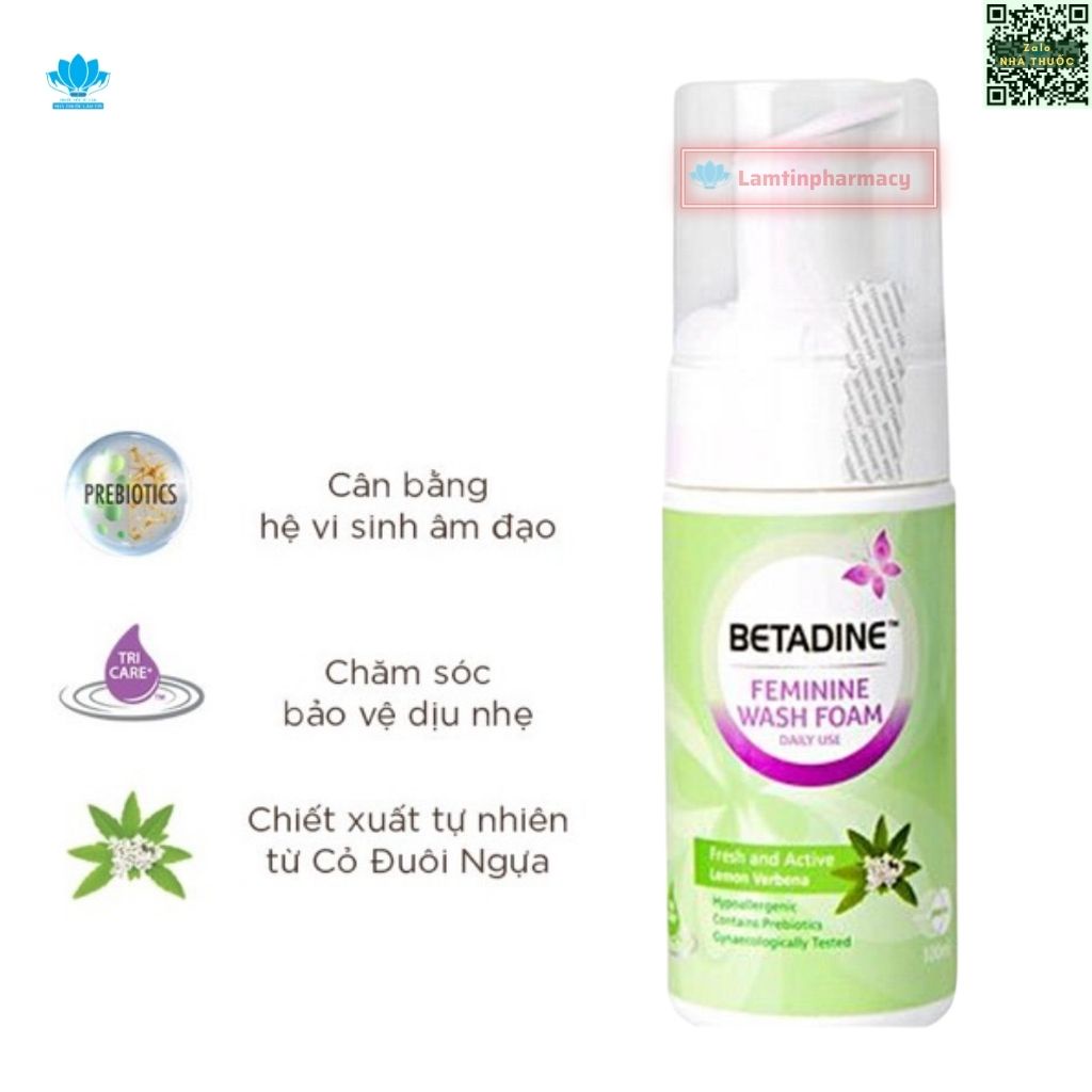 Dung dịch vệ sinh Betadine Feminine wash