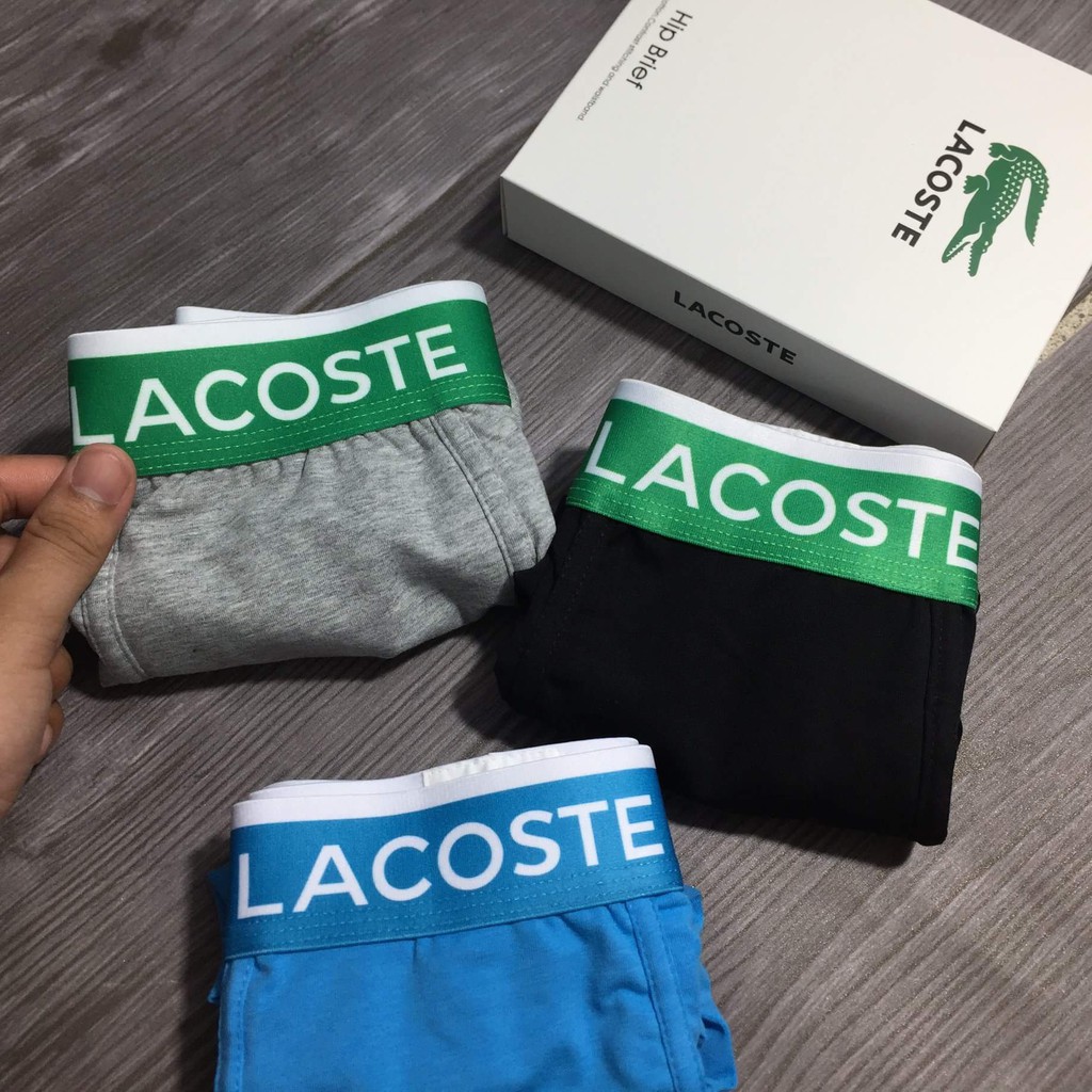 [50% xã hàng tết]Quần lót Lacoste nam nhập Thái chuẩn xịn