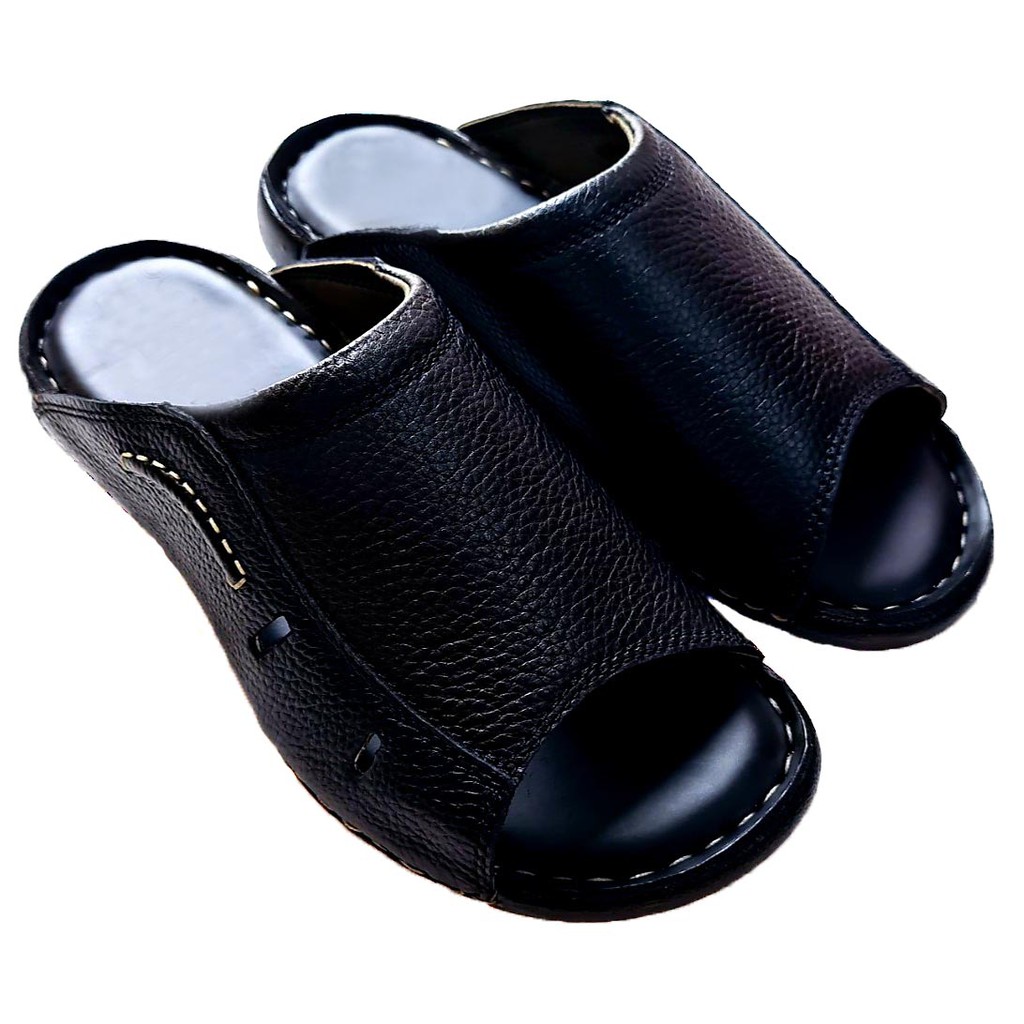 Dép Nam Da Bò Thật Cao Cấp HKT Shop DNA711