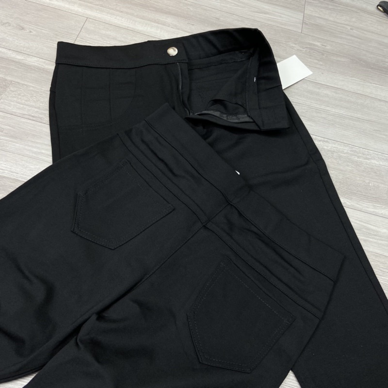 Quần legging umi hàn skinny slimfit Quần bó nâng mông cạp cúc