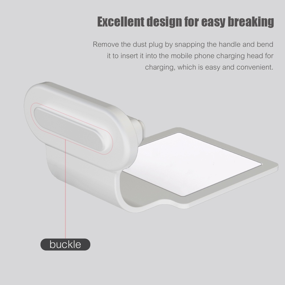 Nút Bịt Ổ Cắm Chống Bụi Chống Mất Bằng Silicon Thân Thiện Với Môi Trường Cho Apple, Type-C, Micro USB