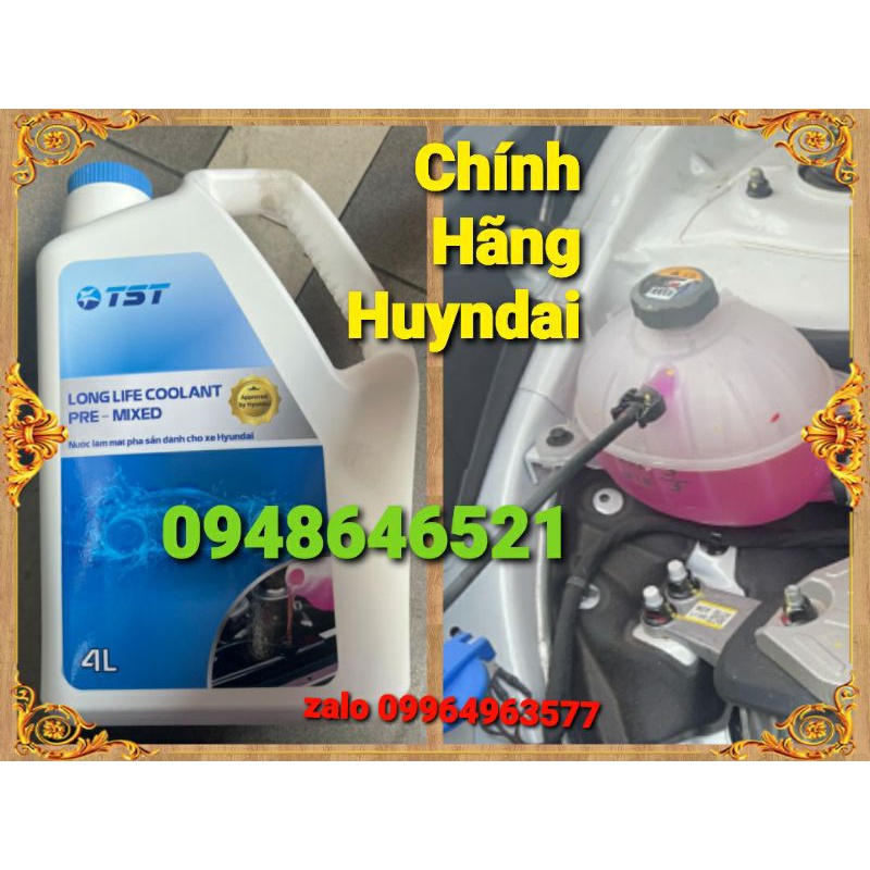 Nước làm mát ô tô Hyundai 4L chính hãng