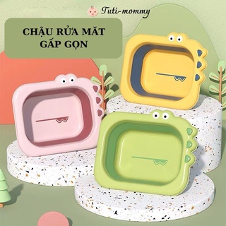 Chậu rửa mặt gấp gọn, hình con ếch đáng yêu tuti mommy